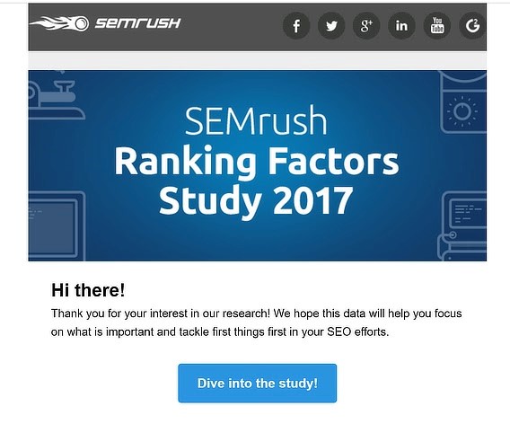 Chiến dịch Email của Semrush