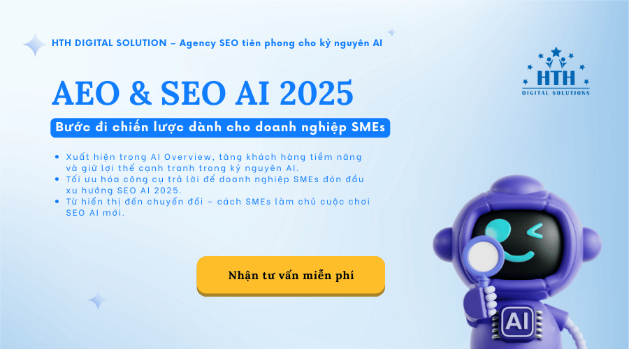 dịch vụ seo ai - aeo tối ưu hóa công cụ trả lời của HTH Digital