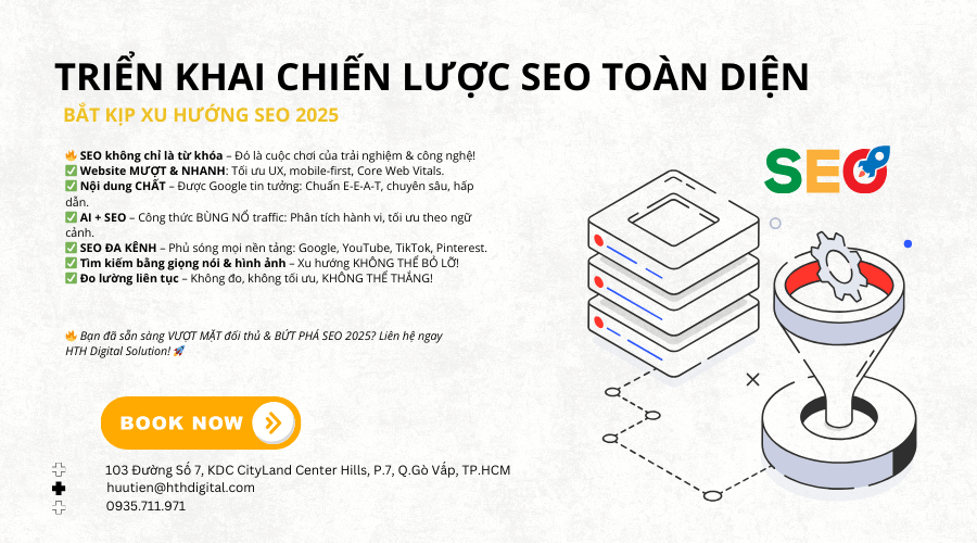 triển khai chiến lược seo của hth digital năm 2025