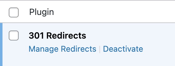 Redirect URL qua Plugin 301 Redirects - 1
