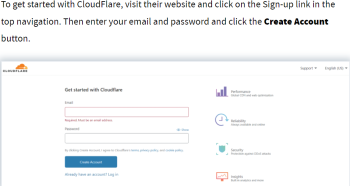 Các bước thêm CDN vào website bằng CloudFlare - 1