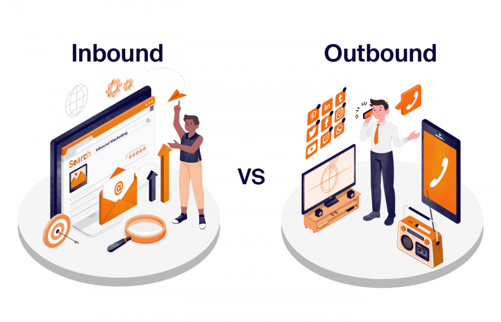 phân biệt inbound sales và outbound sales